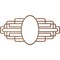 Ekena Millwork Elizabeth Wood Fretwork Pierced Ceiling Medallion, Walnut, 20"W x 10"H x 5 1/2"IW x 9 1/2"IH x 3/8"T CMWP20X10X0375EBWA - alternate 3